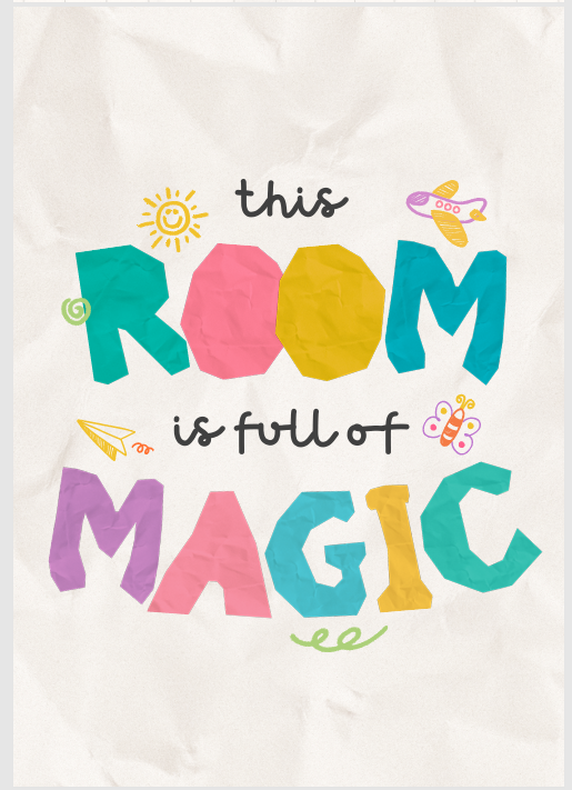 This room is full of magic poster
