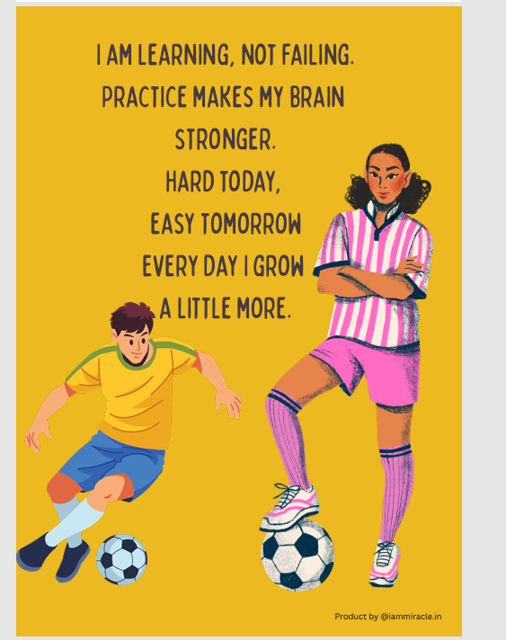 Teen affirmation poster
